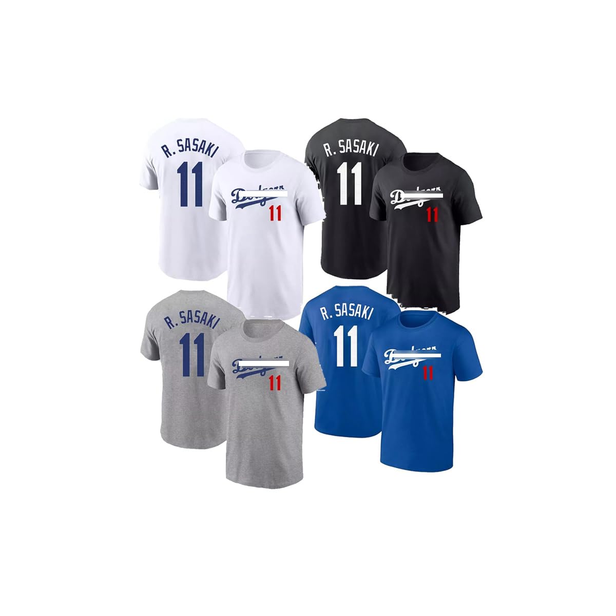 WADA 21 背番号 野球ユニフォーム Amazon.co.jp: [DJ-A1wayS] 佐々木朗希 Tシャツ 背番号11